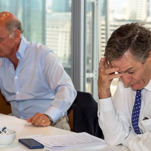 3. Judging Heropreneurs Awards   Andrew Pringe and Sir John McColl